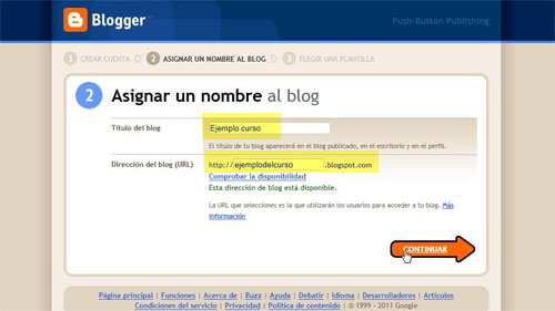 aprender a crear blog con Blogger como en primero