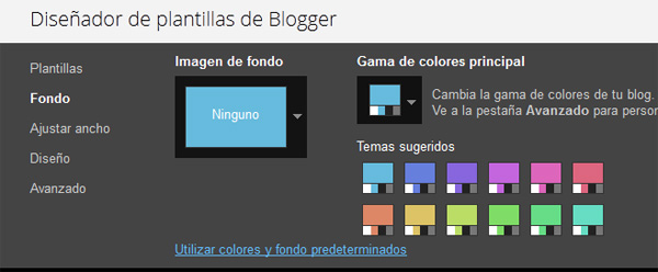 diseño de blog en Blogger