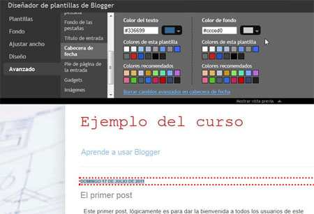 webmaster blog, diseño con Blogger